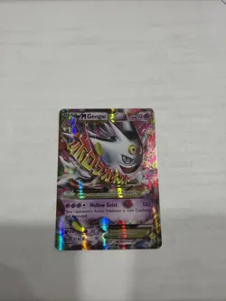 Pokemon TCG Mega Gengar EX Black Star Promos XY166 Shiny Holo Rare - Image 1