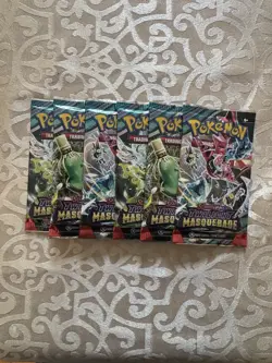 Pokemon twilight masquerade Booster Pack Lot / Bundle - 6 Packs New Sealed - Image 1