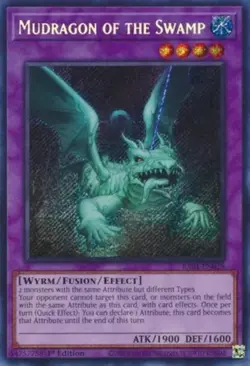 Yugioh! LP Mudragon of the Swamp - RA01-EN028 - Secret Rare - 1st Edition Lightl - Image 1