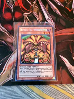 YUGIOH TCC EXODIA THE FORBIDDEN ONE LCYW-EN306 SECRET UNLIMITED EDITION - Image 1