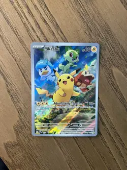 Pokemon Pikachu Adventuring Together Promo Card Holo Rare 027 - Image 1