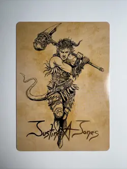 Karlach, Fury of Avernus Art Card (gold Signature (54/81) - NM English MTG - Image 1