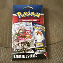 2024 Pokemon TCG Mystery Pack w/ Foil Card , Pack New Sealed* 25 Cards - Image 1