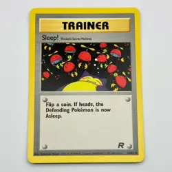 Sleep! 79/82 - Team Rocket - Vintage WOTC Pokemon Card - Unlimited - NM - Image 1