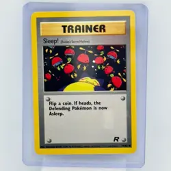 Sleep! 79/82 - Team Rocket - Vintage WOTC Pokemon Card - Unlimited - NM - Image 3