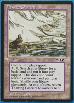 Thawing Glaciers Alliances HEAVILY PLD (Reserved List MTG Card) 498569 ABUGames - Image 1