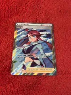 Skyla (Full Art) 072/072 Shining Fates Holo Pokemon Card Near Mint - Image 1