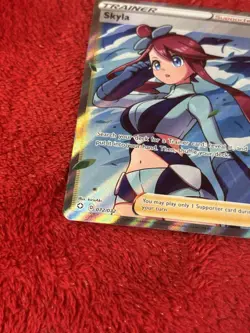 Skyla (Full Art) 072/072 Shining Fates Holo Pokemon Card Near Mint - Image 4
