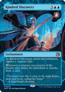MTG English Kindred Discovery NM Normal Wilds of Eldraine: Enchanting Tales - Image 1