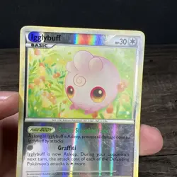 Igglybuff 44/123 HeartGold SoulSilver Reverse Holo Pokemon Card - Image 2