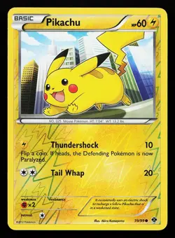 Pikachu 39/99 Reverse Holo Next Destinies Pokemon Card - Image 1