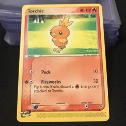 Torchic 73/109 Common Ex Ruby & Sapphire 2003 Pokemon Card Near Mint - Image 1