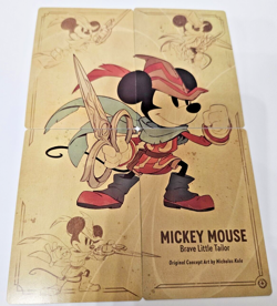 Disney Lorcana Mickey Mouse Brave Little Tailor 4 Piece Card Puzzle TCG NM 1st - Image 1