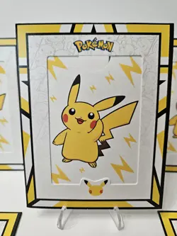 Pokemon Celebrations McDonalds 25th Anniversary Lot of 10 New Pikachu Card Frame - Image 2
