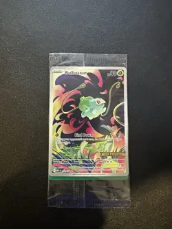 Bulbasaur 133/132 Mega Evolution Promo Pokemon Card - Sealed - Holo Rare - Mint - Image 1