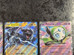 POKEMON CARDS GENESECT EX - ZEKROM EX - MELOETTA EX (SET OF 3) - Image 5