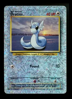 #2 Dratini 72/110 Legendary Collection 2002 Reverse Holo Pokemon Card TCG - Image 1