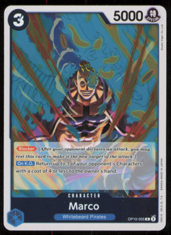 Marco OP10-055 R Royal Blood - ONE PIECE Card Game ENGLISH Holo - Image 1