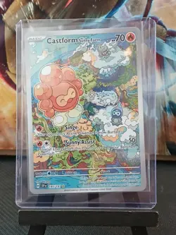 Castform Sunny Form 195/191 Sv08: Surging Sparks Pokemon Card - Image 2