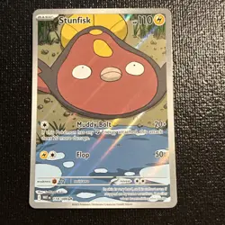 Stunfisk 118/086 White Flare Holo Card Freshly Pulled NM - Image 2