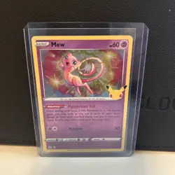 Mew Celebrations Holo Rare Card 011/025 Near Mint NM Condition - Image 1