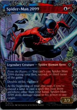 2025 Magic Spider-Man Foil Spider-Man 2099 Expansion/Rare #216 - Image 1