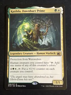 1x Katilda, Dawnhart Prime (230) Innistrad: Midnight Hunt LP MTG Magic x1 MKE - Image 1
