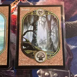 Lot of (5) Swamp Mountain Forest Island (UGL) Unglued nm MTG land - Image 4