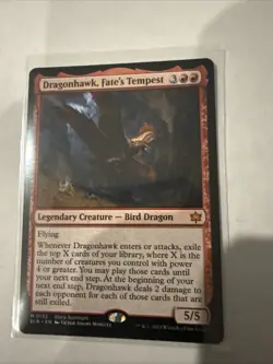 Dragonhawk, Fate's Tempest (132) Bloomburrow BLB MTG Magic - Image 1