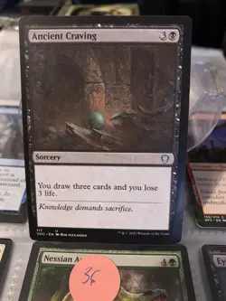 MTG Ancient Craving Commander: Innistrad: Crimson Vow 117 Regular Uncommon - Image 1