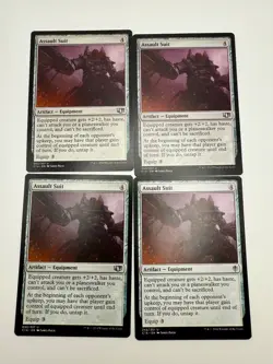 4x Assault Suit - Various - English MTG - Image 1