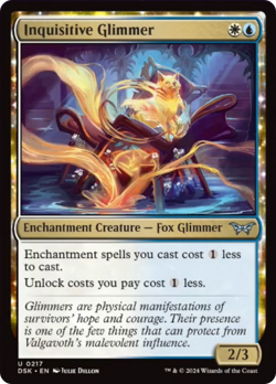 Inquisitive Glimmer [Duskmourn: House of Horror] Magic MTG - Image 1