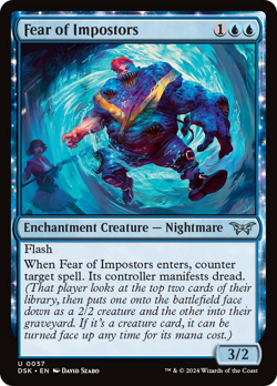 Fear of Impostors [Duskmourn: House of Horror] Magic MTG - Image 1