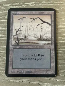 Alpha Swamp (B two branches) NM MTG Magic: the Gathering - Image 1