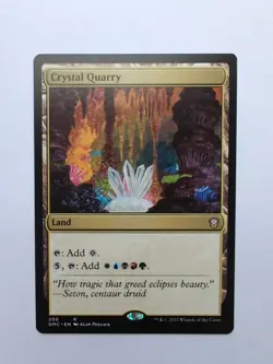 MTG Crystal Quarry (DMC) Commander: Dominaria United Regular Rare 206 - Image 1