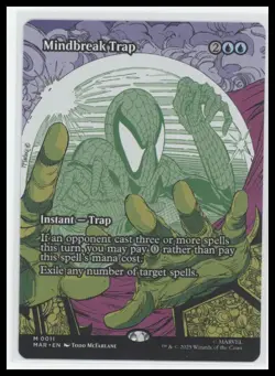 MTG Mindbreak Trap Borderless Regular Marvel Eternal-Legal 2025 - Image 1
