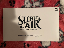 2025 SDCC Secret Lair A Devastation of Dragons Roadshow Rainbow Foil Exclusive - Image 1