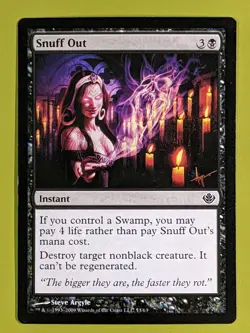 Snuff Out x1 Duel Decks: Garruk vs. Liliana 1x Magic the Gathering MTG - Image 1