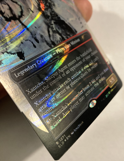MTG Xantcha, Sleeper Agent *HALO FOIL* Secret Lair Drop 1271 NM - Image 2