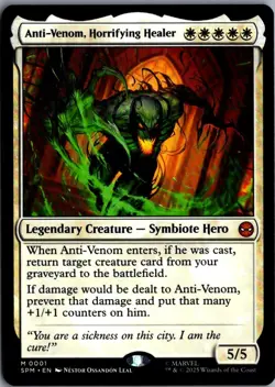2025 Magic Spider-Man Anti-Venom, Horrifying Healer Expansion/Mythic #1 - Image 1