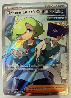 Pokemon Ciphermaniac's Codebreaking Full Art Trainer 198/162 - Image 1