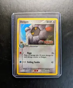 Pokemon TCG - 2007 EX Power Keepers - Reverse Holo Stamped Shelgon 39/108 NM - Image 1