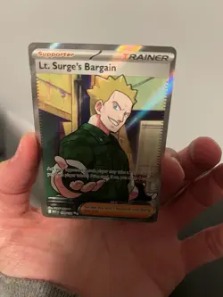 Lt. Surge's Bargain 170/132 - Full Art - Pokemon Mega Evolution NM/M - Image 1