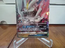Pokemon Tcg White Kyurem Gx 48/70 Dragon Majesty Holofoil Rare - Image 3