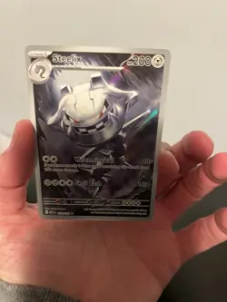 Pokemon Steelix Mega Evolution Illustration Rare 150/132 NM! - Image 1