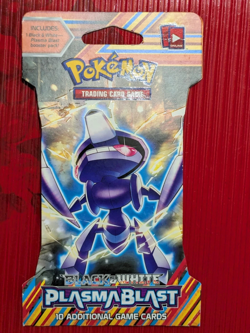 Pokemon Black & White Plasma Blast 2013 Sleeved Booster Pack Genesect Art 2 - Image 1