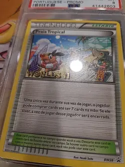 Pokemon TCG PSA 8 2011 Tropical Beach BW28 Praia Tropical Portuguese - Image 3