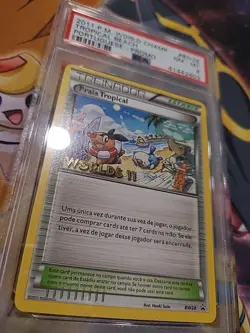 Pokemon TCG PSA 8 2011 Tropical Beach BW28 Praia Tropical Portuguese - Image 4