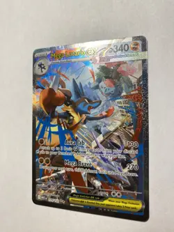 2025 Pokemon Mega Evolution - Mega Lucario EX - Special Illustration - NM - RARE - Image 2