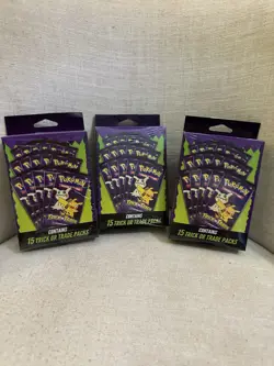 Pokemon Trick or Trade Booster Bundle 2024 - 15 Mini Packs Factory Sealed Lot - Image 2